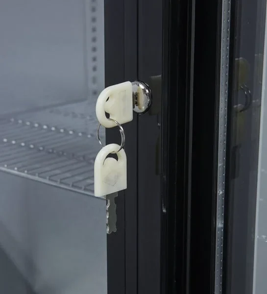 Gastro-Cool UC200 Barkühlschrank 208 Liter Schiebetüren schwarz, LED, unterbaufähig - Image 2