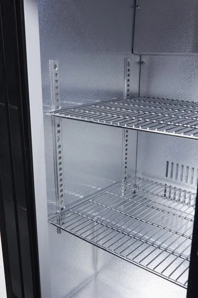 Gastro-Cool UC200 Barkühlschrank 208 Liter Schiebetüren schwarz, LED, unterbaufähig - Image 7