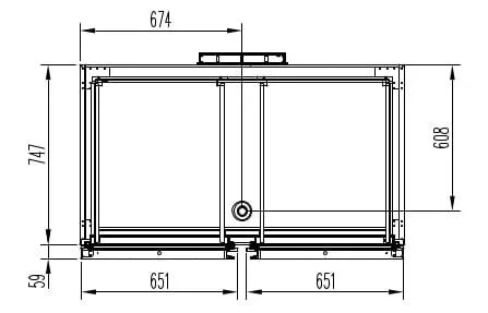 Gastro Kühlschrank PROFI 1400 GN 2/1 Superior mit 2 Glastüren, 1168 Liter Kühlraumvolumen, Made in Europe - Image 4