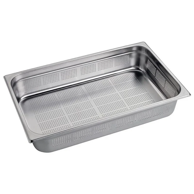 Gastro-M Edelstahl GN-Behälter GN1/1 100mm gelocht