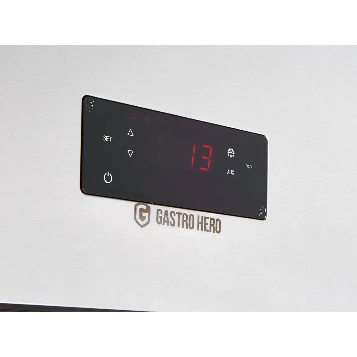 Gastronomie Tiefkühlschrank ECO 1400 GN 2/1 Monoblock, 1350 Liter Kühlraumvolumen, 6 verstellbare Einlegeböden, Robuste Bauweise, Edelstahl - Image 7