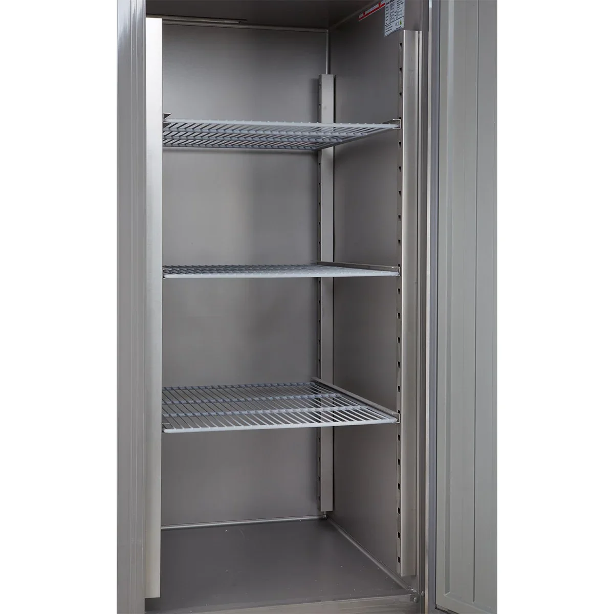 Gastronomie Tiefkühlschrank ECO 700 GN 2/1 Monoblock, 616 Liter Kühlraumvolumen, 3 verstellbare Einlegeböden, Robuste Bauweise, Edelstahl - Image 7