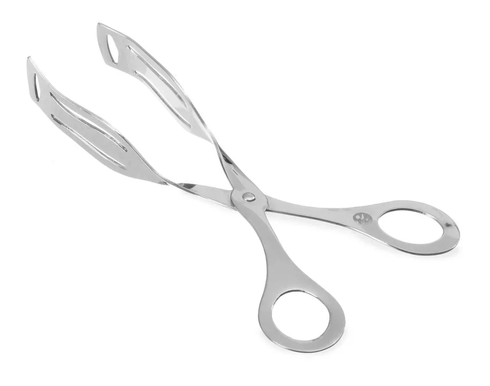 Gebäckzange Edelstahl 220 mm