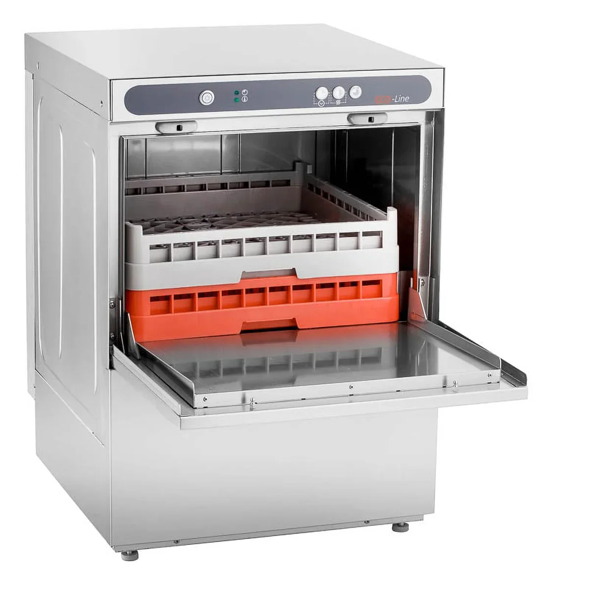 Geschirrspülmaschine ECO 50x50 cm Korbmaß, mit Reiniger- & Klarspüldosierer, mit Ablaufpumpe & Enthärter, Made in Europe, 400 Volt - Image 4