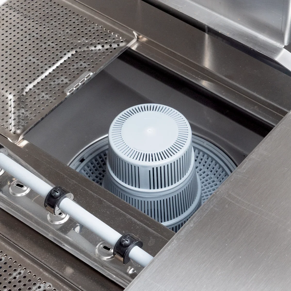 Geschirrspülmaschine HYPRO Digital 50 SL 50x50 cm Korbmaß, mit Reiniger- & Klarspüldosierer, mit Ablaufpumpe, Drucksteigerungspumpe Made in Europe, 230 Volt - Image 7