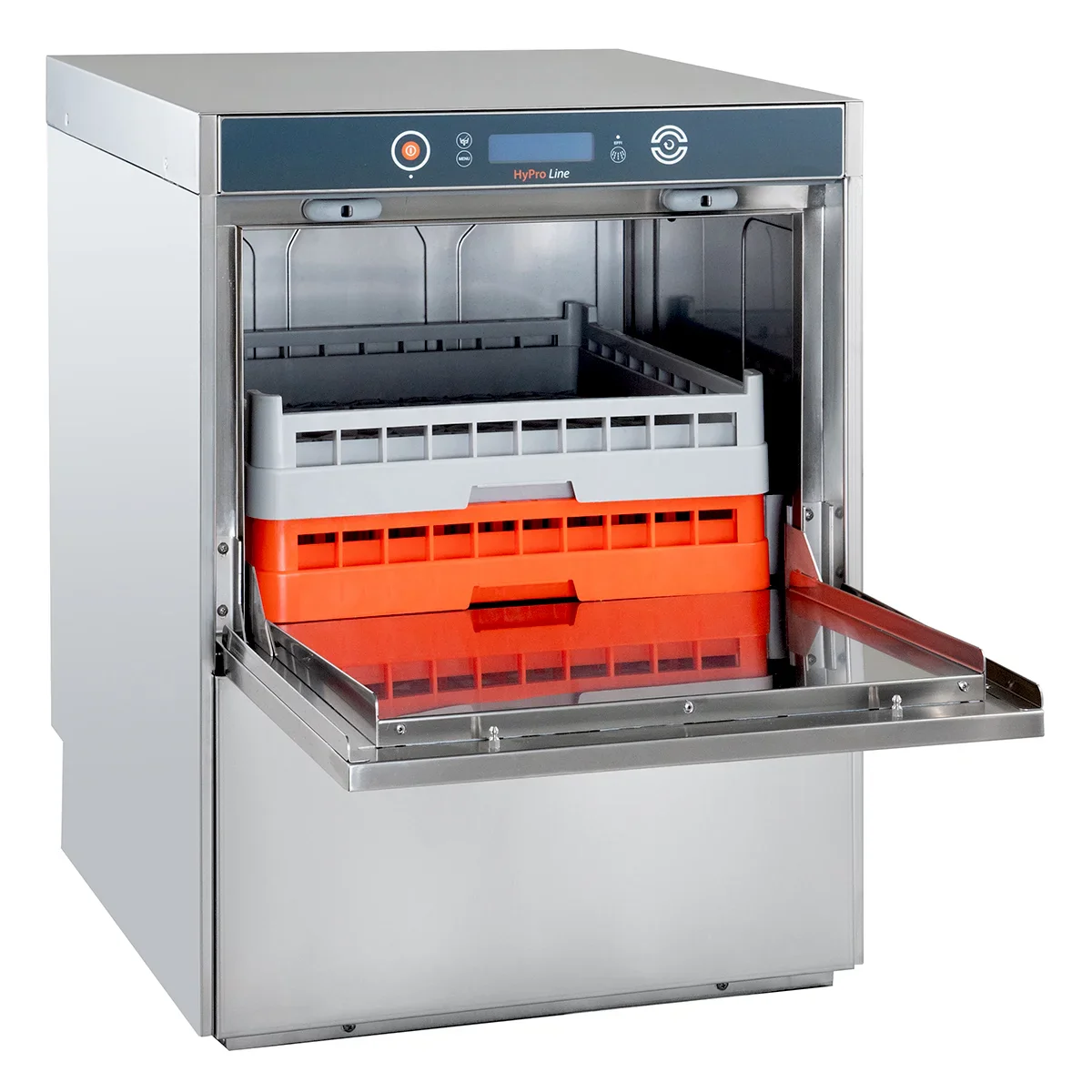 Geschirrspülmaschine HYPRO Digital 50 SLE 50x50 cm Korbmaß, mit Reiniger- & Klarspüldosierer, mit Ablaufpumpe & Enthärter,Drucksteigerungspumpe Made in Europe, 230 Volt - Image 2