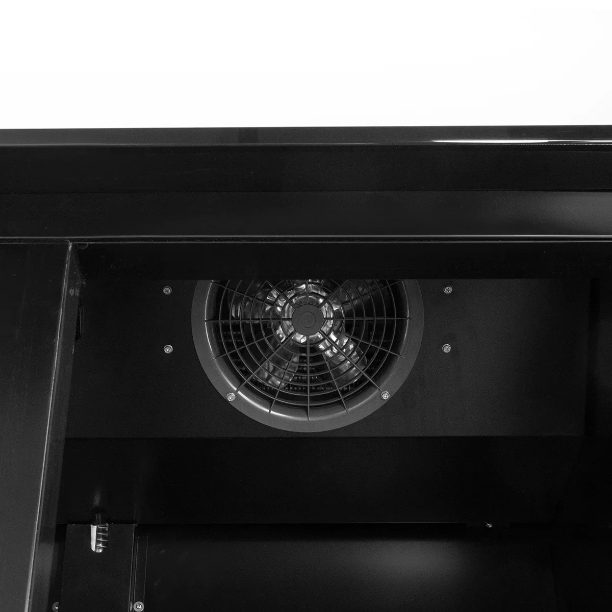Getränkekühlschrank ECO 1000 mit Klapptüren und Leuchtaufsatz - Image 4
