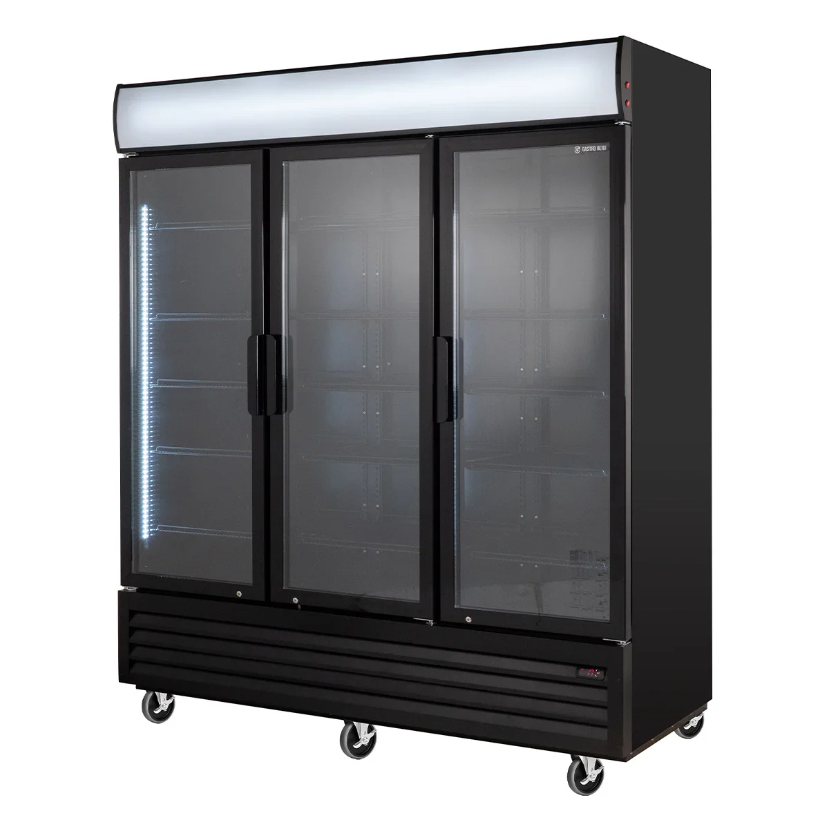 Getränkekühlschrank ECO 1500 mit Klapptüren und Leuchtaufsatz - Image 4