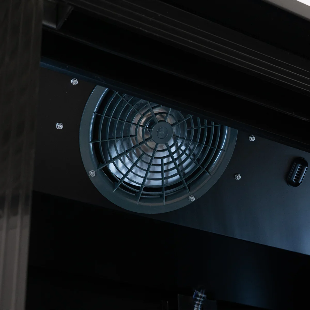 Getränkekühlschrank ECO 1500 mit Klapptüren und Leuchtaufsatz - Image 7