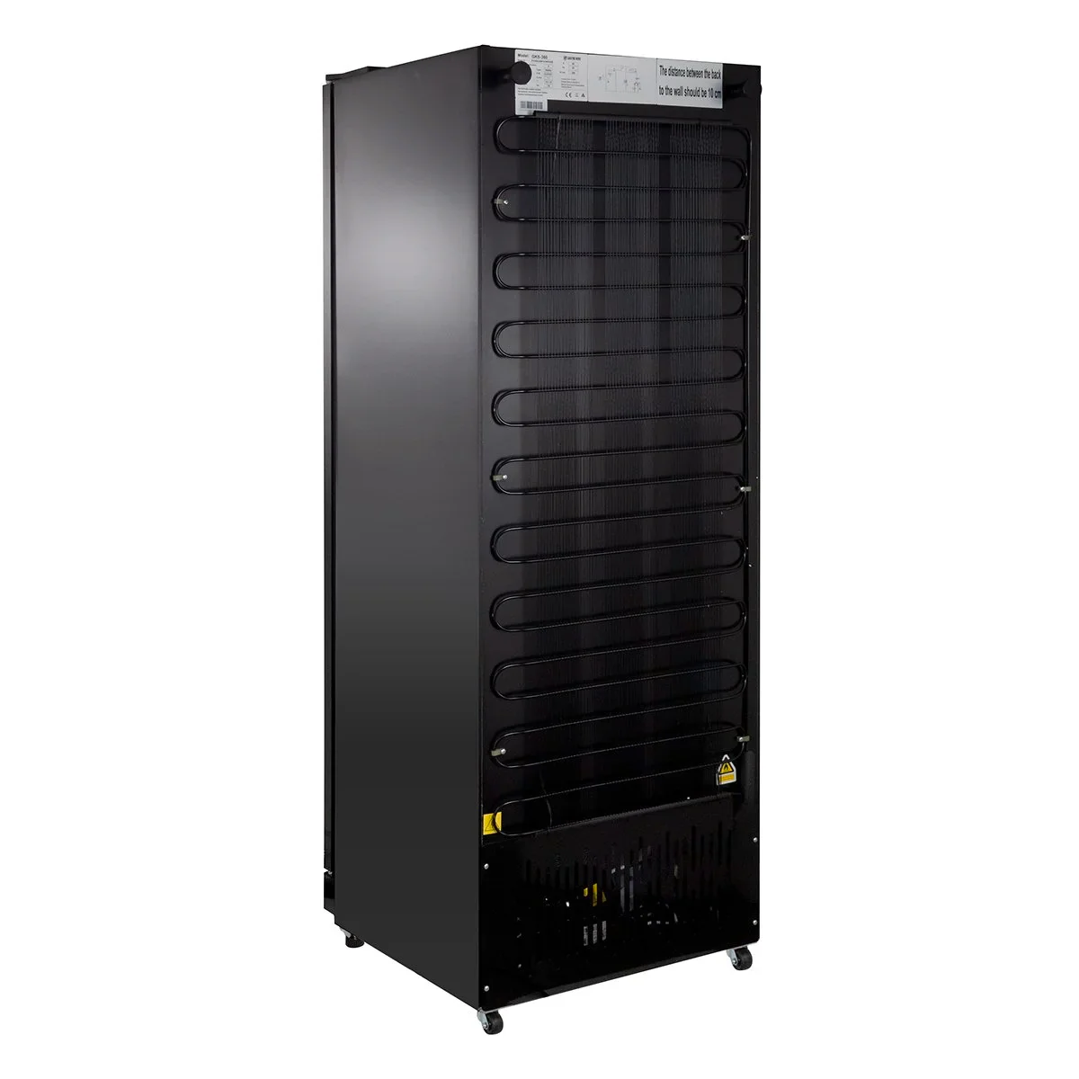 Getränkekühlschrank GKSE360, 360 Liter Kühlraumvolumen, 5 verstellbare Einlegeböden, Innenbeleuchtung, Abschließbar, Schwarz - Image 11