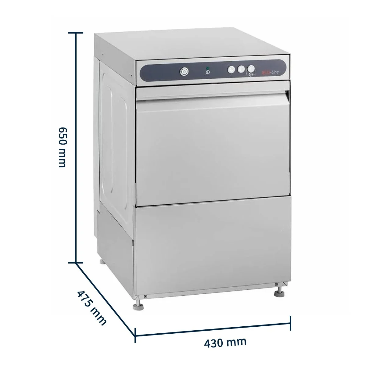 Gläserspülmaschine ECO 35x35 cm Korbmaß, mit Klarspüldosierer, Made in Europe, 230 Volt - Image 12