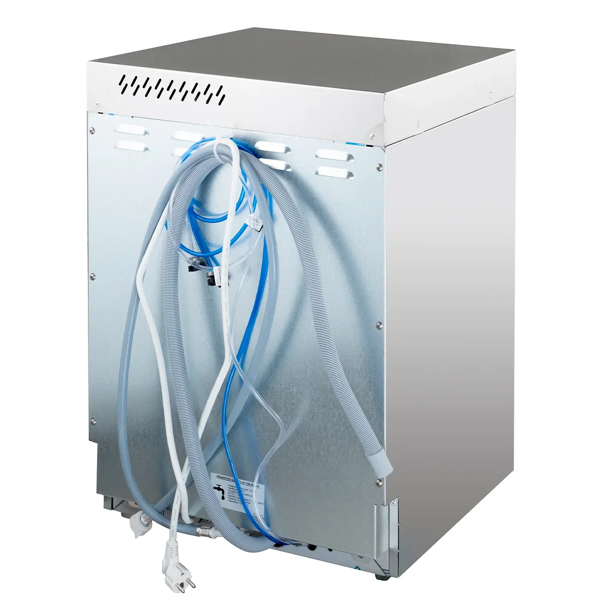 Gläserspülmaschine HYPRO Digital 40 SL 40x40 cm Korbmaß, mit Reiniger- & Klarspüldosierer, mit Ablaufpumpe & Drucksteigerungspumpe Made in Europe, 230 Volt - Image 9