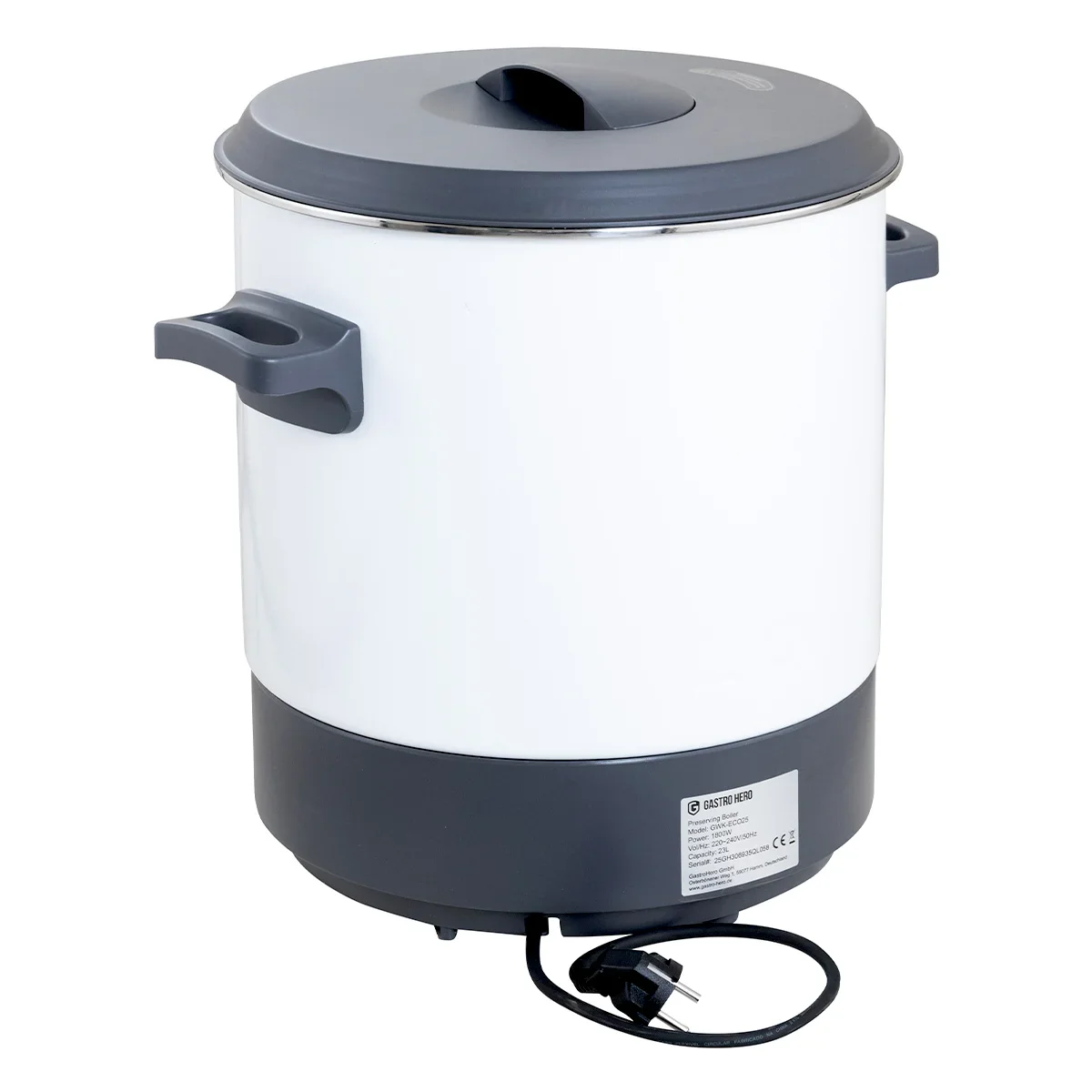 Glühweintopf / Einkochtopf ECO 23 Liter, 1800 W, mit Zapfhahn - Image 8
