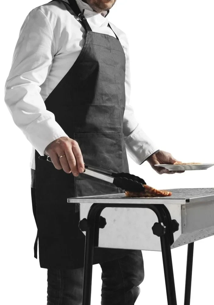 Grillschürze Flammenabweisende Beschicht. canvas 81x66 cm