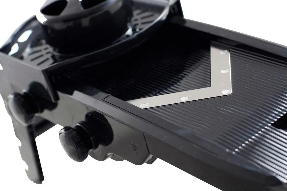 Hartplastik V-Form Mandoline, 335x150x75mm Schwarz - Image 5