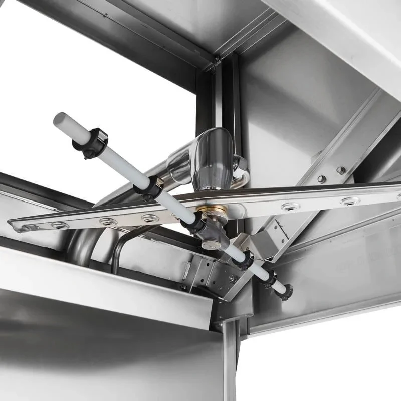 Haubenspülmaschine ECO 54 SL 50x50 cm Korbmaß, mit Reiniger- & Klarspüldosierer, mit Ablaufpumpe, Made in Europe, 400 Volt - Image 3