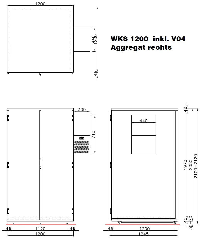 Hefa Wildkühlschrank WKS 1200 H2H VR04 Typ 4 - Image 6
