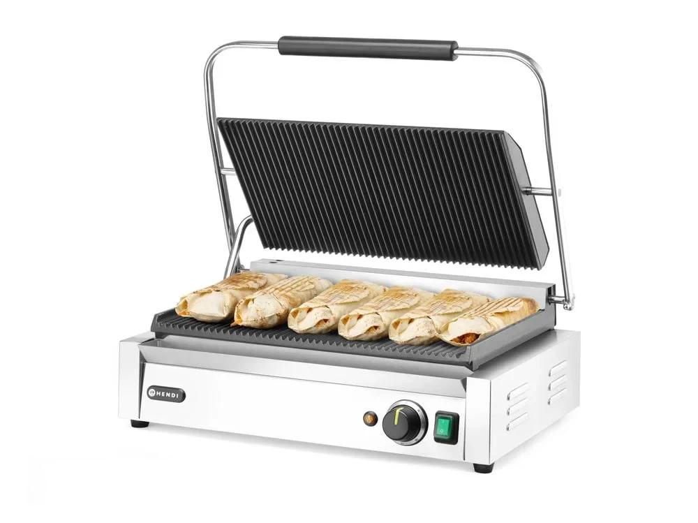 Hendi Kontakt-Grill Panini XL, 230V/2700W, 548x464x(H)231mm - Image 2