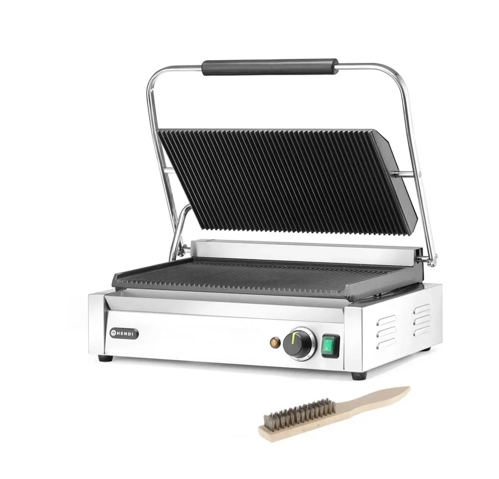Hendi Kontakt-Grill Panini XL, 230V/2700W, 548x464x(H)231mm - Image 3
