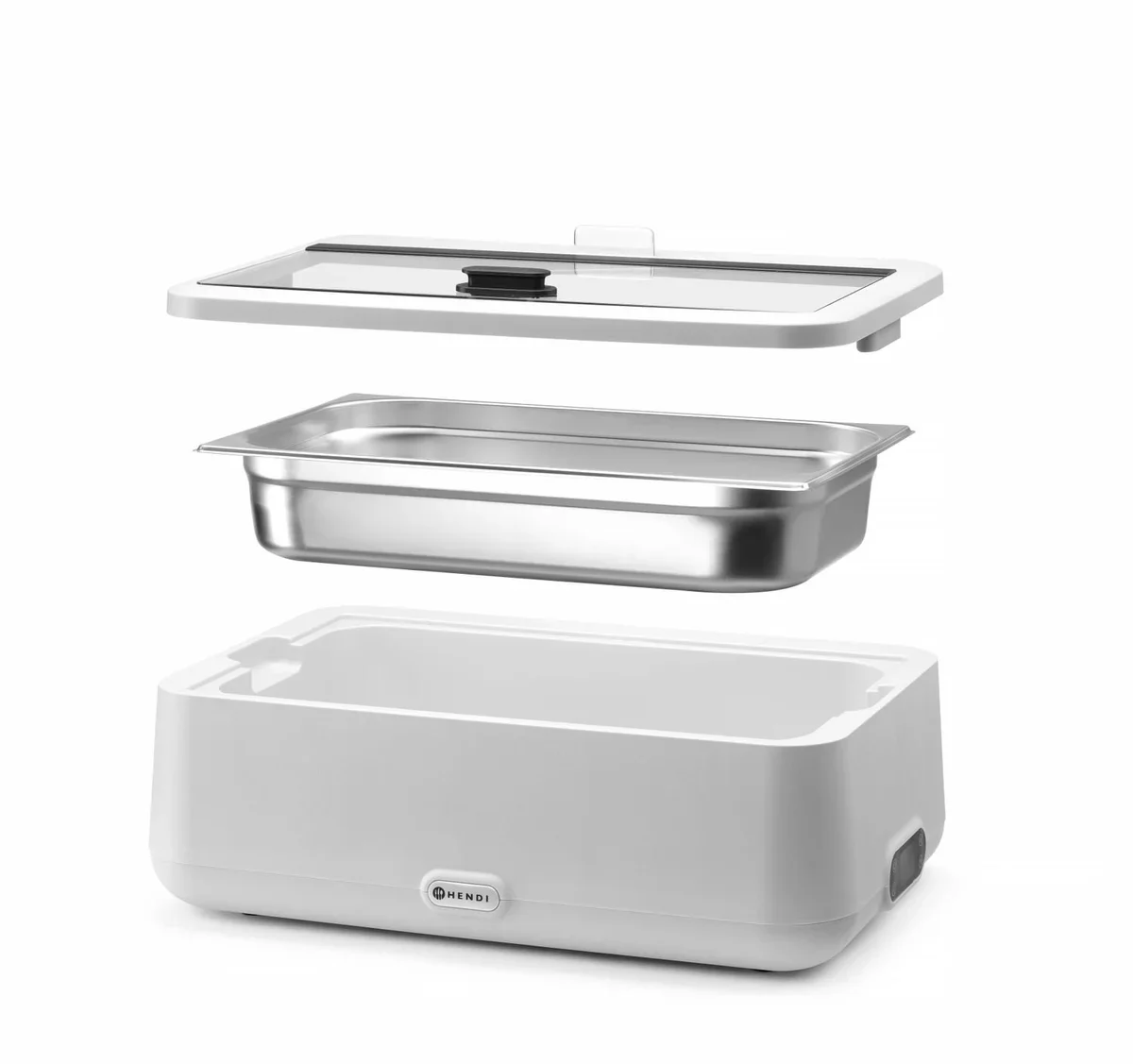 Hendi UNIQ Chafing Dish, Weiß, 220-240V/700W, 607x402x(H)245mm - Image 4
