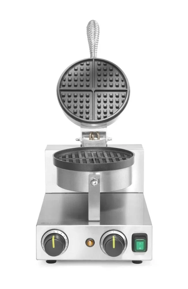 Hendi Waffeleisen rund, 230V/1000W, 250x491x(H)285mm - Image 2