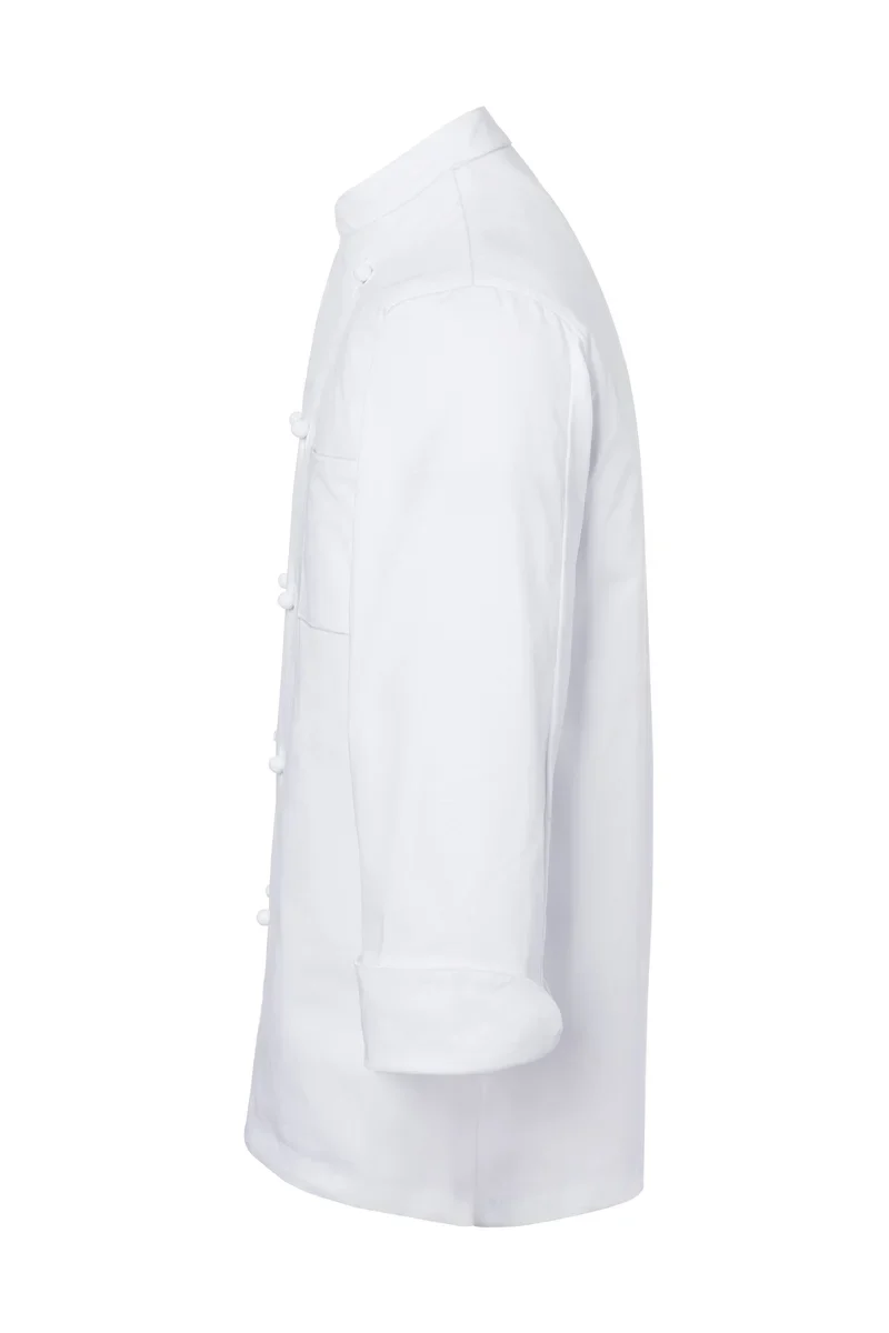Herrenkochjacke Basic, Kugelknöpfe, weiß, Größe: L - Image 7