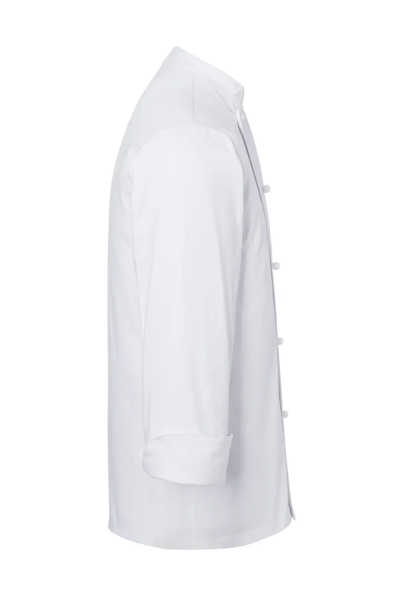 Herrenkochjacke Basic, Kugelknöpfe, weiß, Größe: L - Image 8