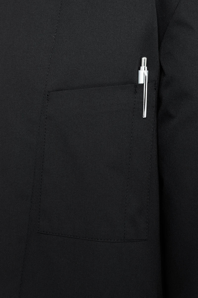 Herrenkochjacke Lars, schwarz, Größe: 44 - Image 9