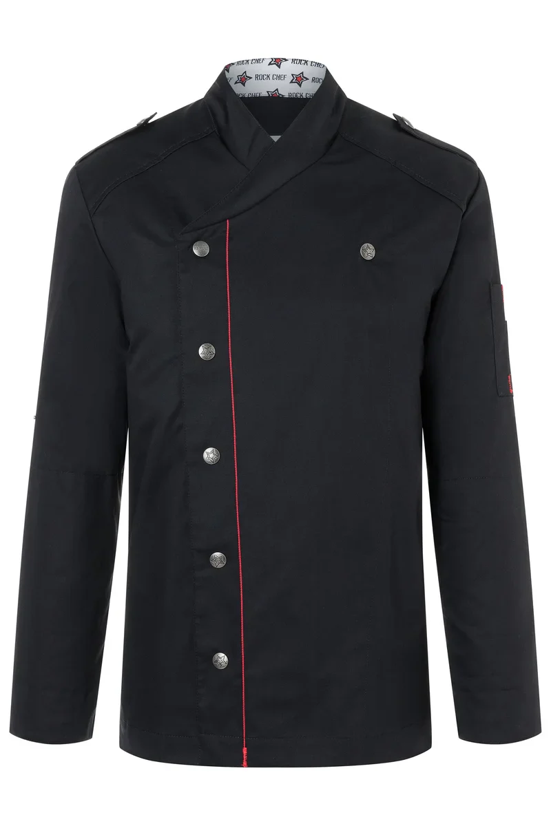 Herrenkochjacke ROCK CHEF®, schwarz, Größe: 54