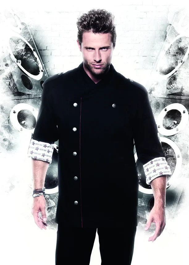 Herrenkochjacke ROCK CHEF®, schwarz, Größe: 54 - Image 11