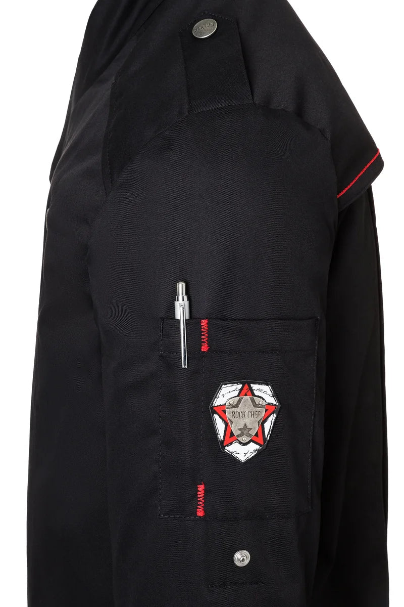 Herrenkochjacke ROCK CHEF®, schwarz, Größe: 54 - Image 9