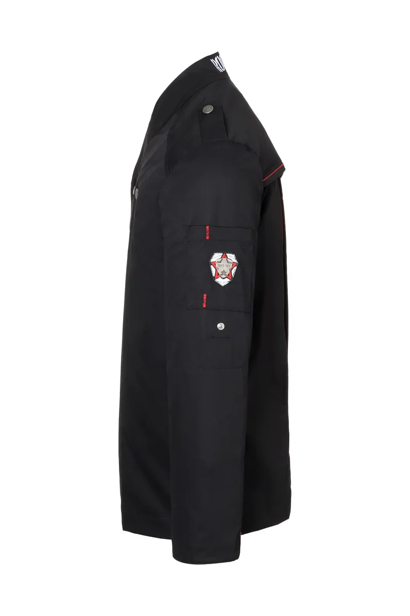 Herrenkochjacke ROCK CHEF®, schwarz, Größe: 62 - Image 7