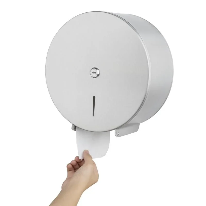 Jantex Jumbo Toilettenpapierspender aus Edelstahl - Image 3