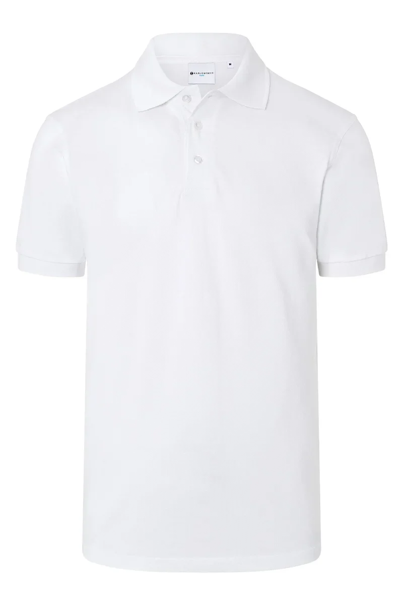 Karlowsky Health&Care Herren Workwear Poloshirt Basic weiß - L