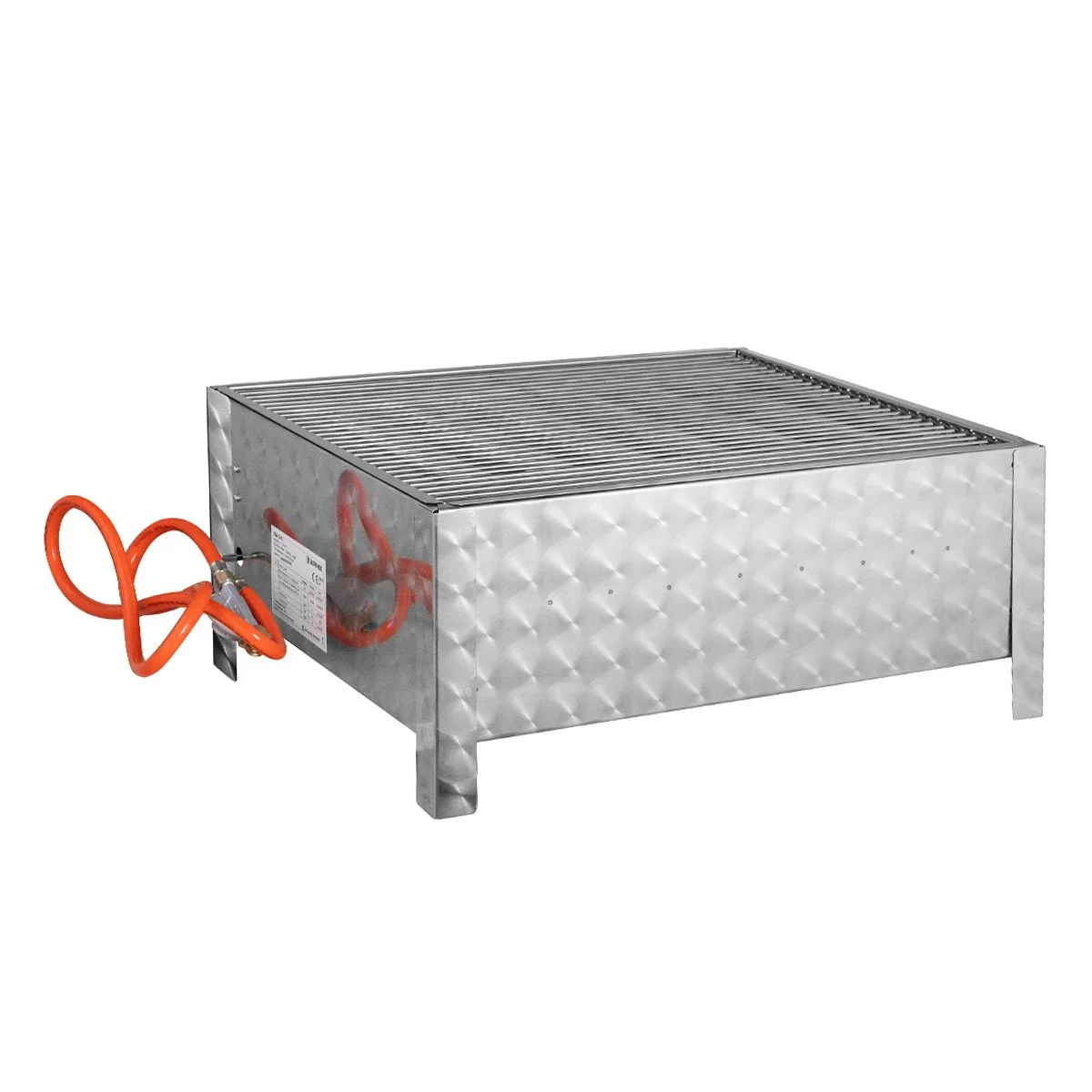Kombibräter Gas mit 3 Brenner 10 kW, 650 x 570 x 270 mm - Image 10