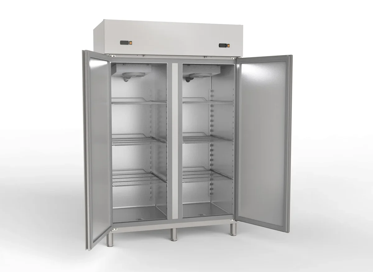 Kombischrank Kühlung/Tiefkühlung Profi 1400 GN 2/1 - mit 2 Türen (linke Seite Normalkühlung, rechte Seite Tiefkühlung) - Image 5