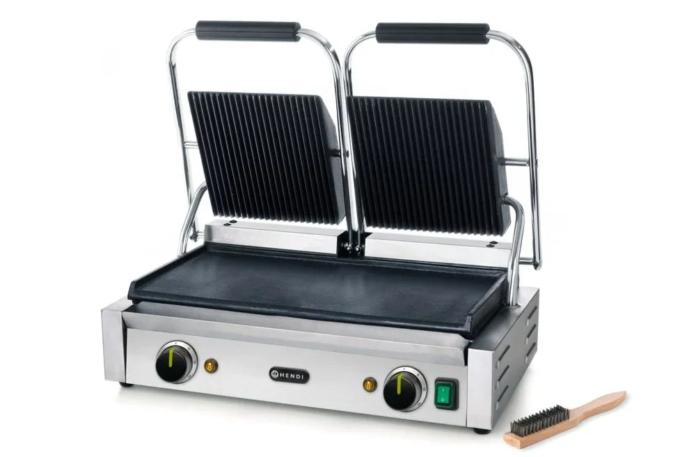 Kontaktgrill Doppelausführung 1x glatt, 1x gerillt - Image 2