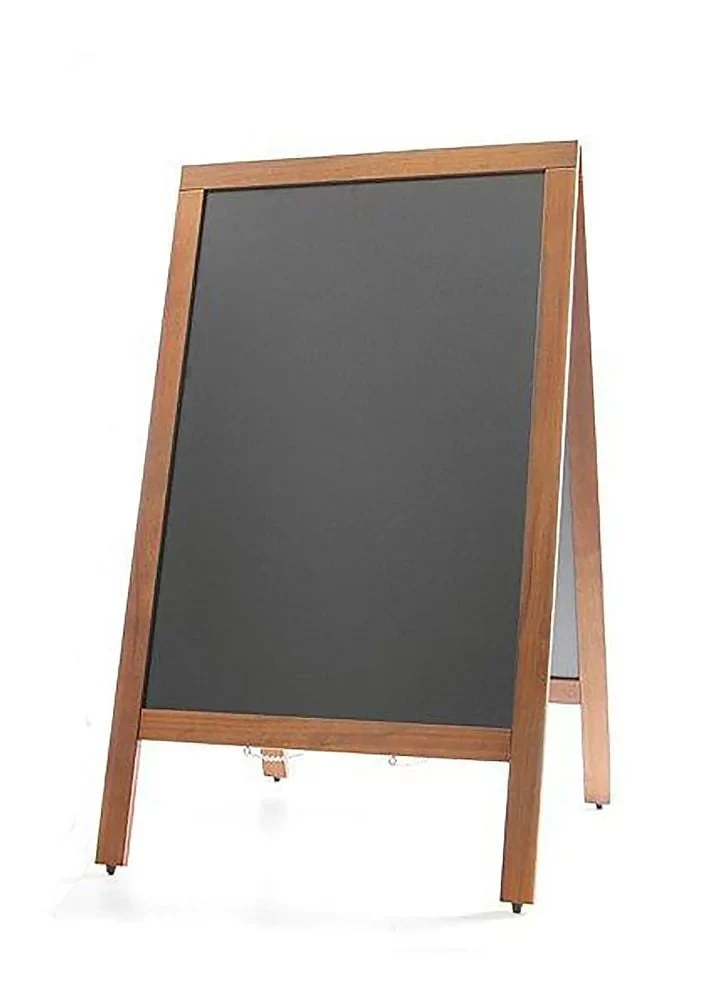 Kreidetafel Kundenstopper Holzrahmen Klein