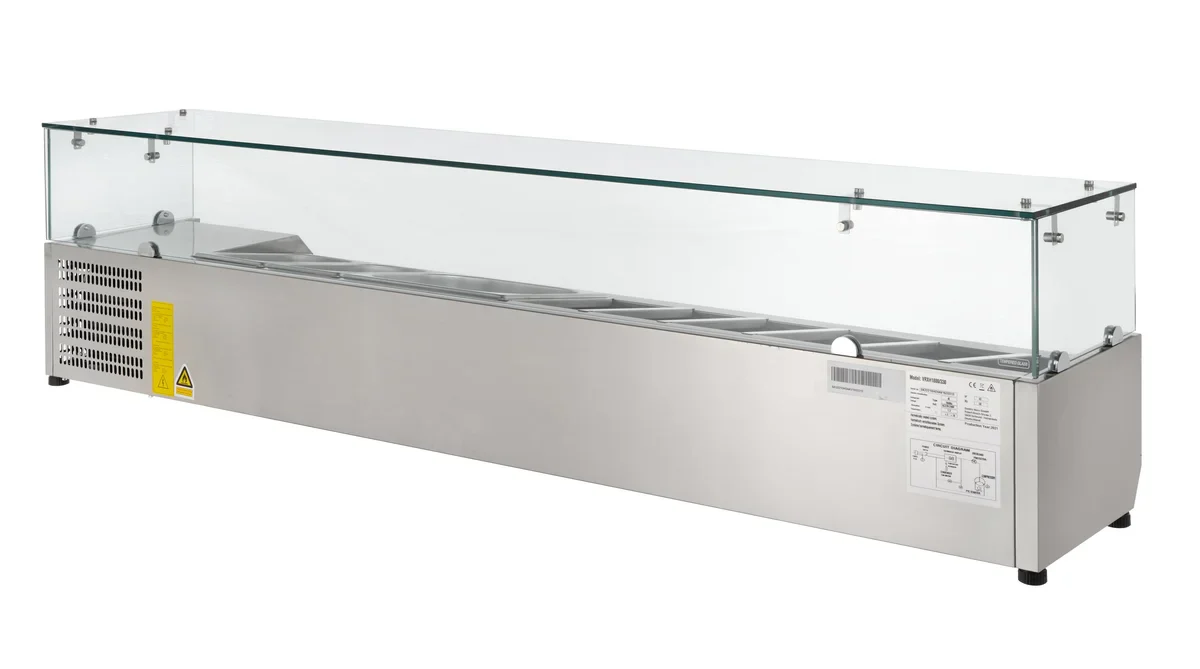 Kühlaufsatz ECO 10 x GN 1/4 mit Glasaufsatz - Image 3