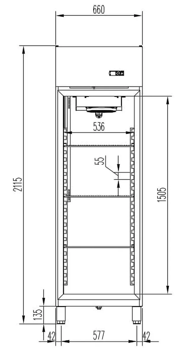 Kühlschrank PROFI 700 GN 2/1 Superior - Image 2