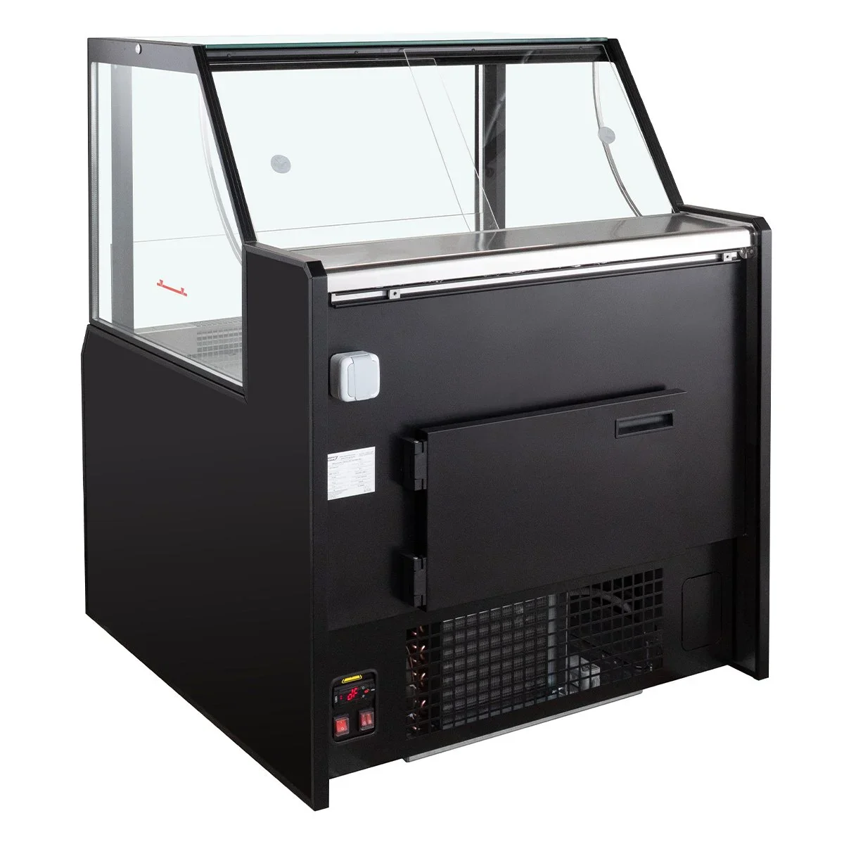 Kühltheke TITAN 1935 mm schwarz, LED-Beleuchtung, gekühlter Unterbau - Image 3