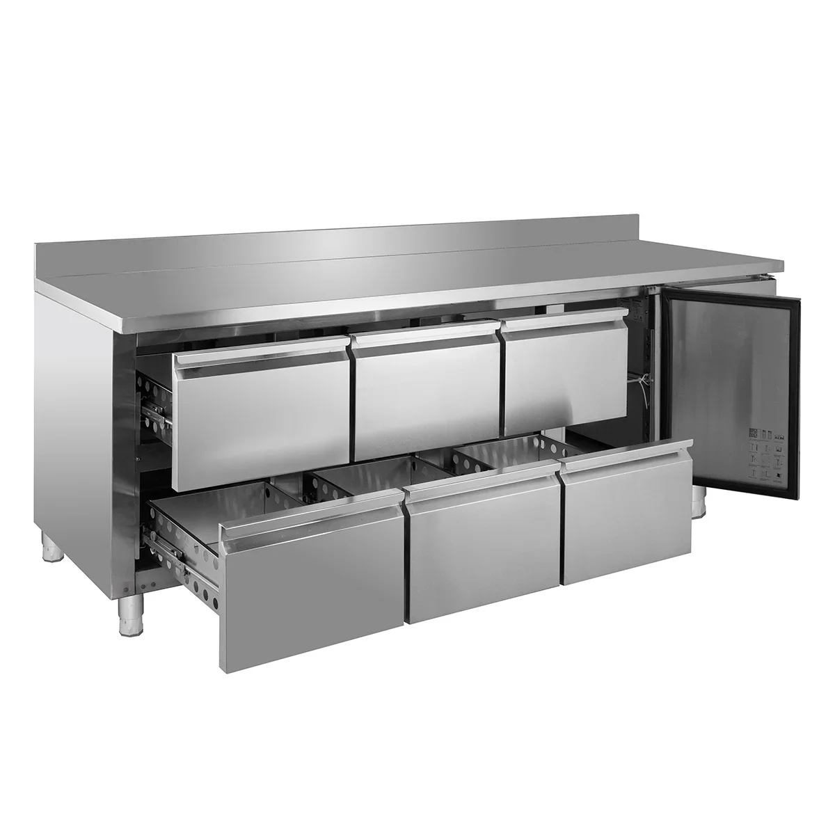 Kühltisch ECO 1/6 mit Aufkantung - GN 1/1 - Image 3