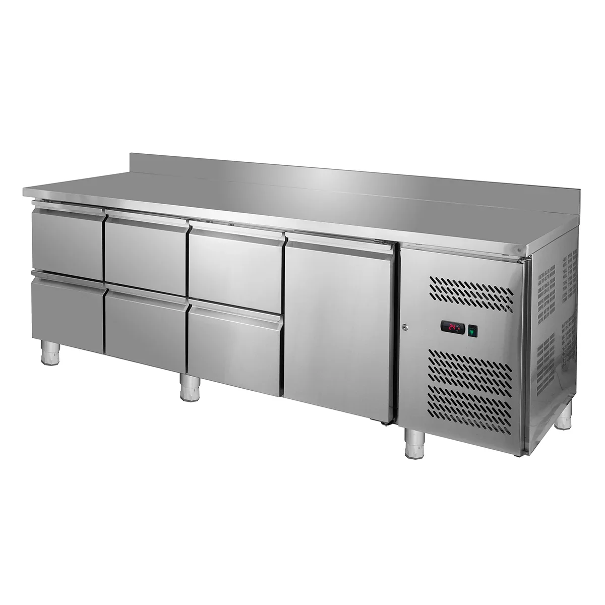 Kühltisch ECO 1/6 mit Aufkantung - GN 1/1 - Image 6