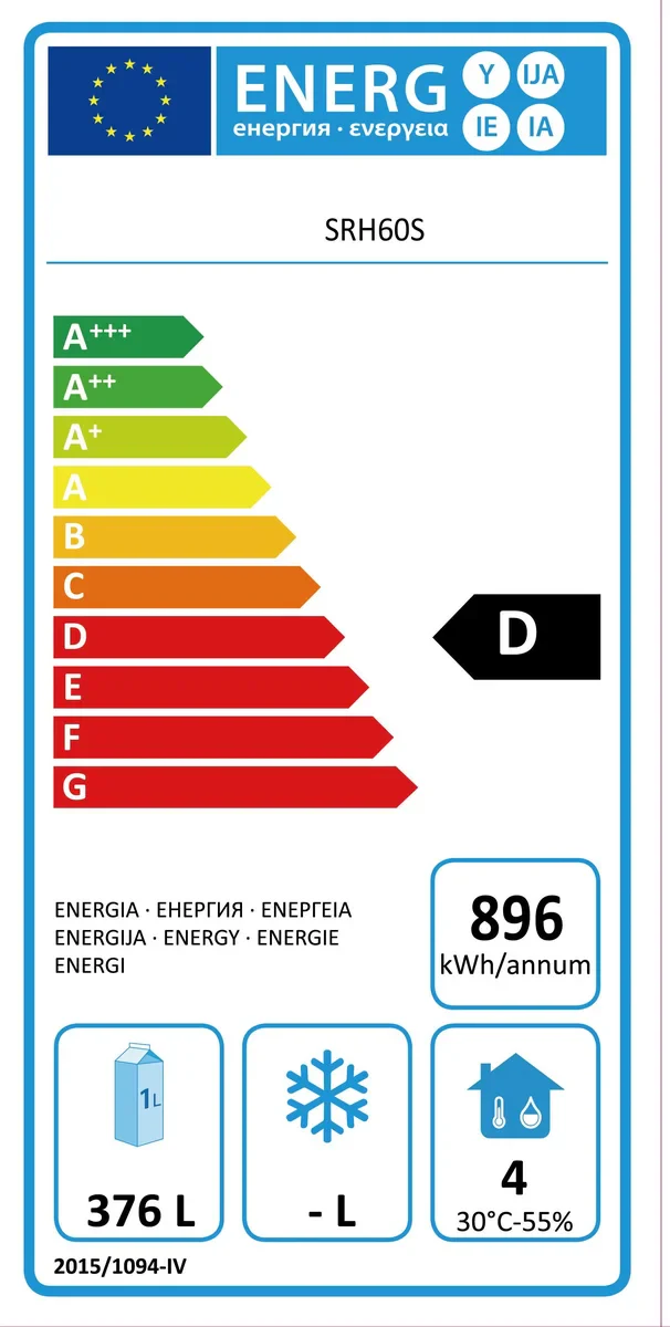 Lagerkühlschrank ECO 590 Liter Kühlvolumen, mit 1 Tür, abschließbar, Edelstahl - Image 2