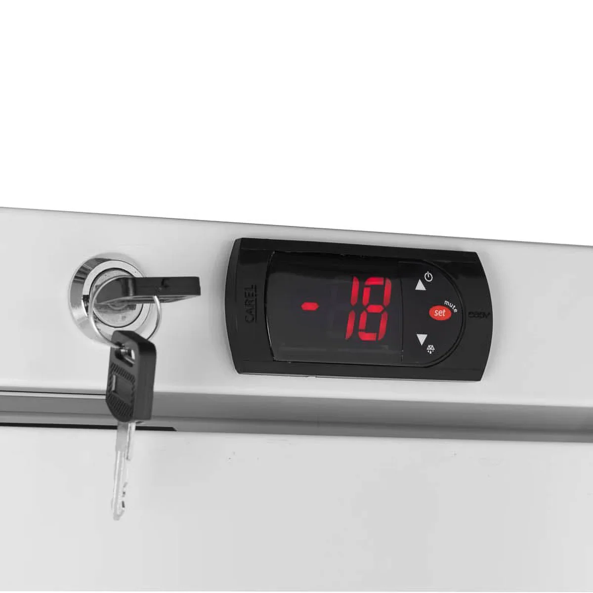 Lagertiefkühlschrank ECO 590 Liter Kühlvolumen, mit 1 Tür, abschließbar, weiß - Image 4
