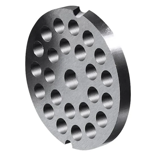 Mastro Lochscheibe für Fleischwölfe Typ 22 ø 82 mm mit 2 Kerben, Loch ø 3 mm