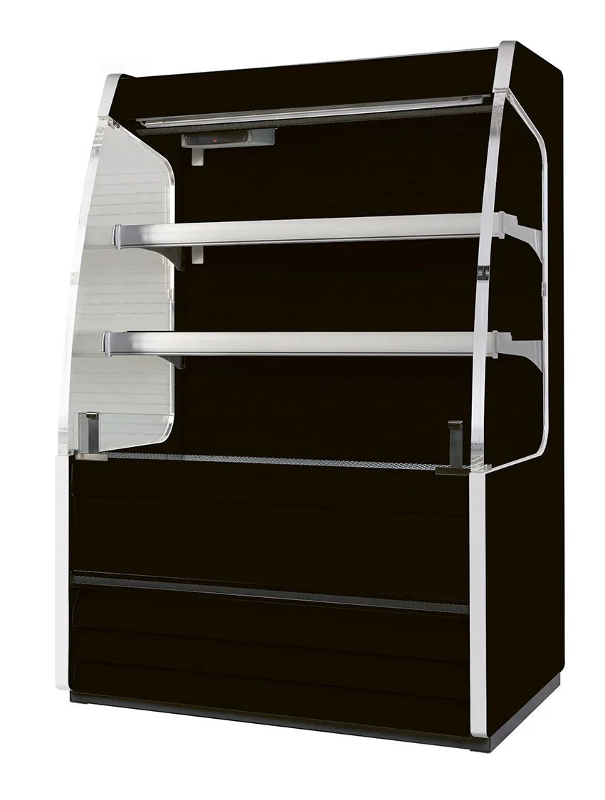 Nordcap Impuls-Wandkühlregal MERCURY 135 H 1424 M1 BLACK