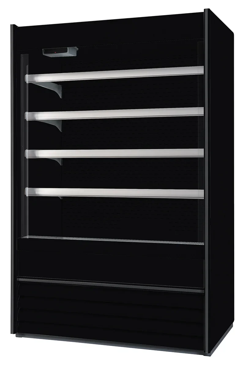 Nordcap Wandkühlregal ALASKA 120 SLIM ENERGY BLACK