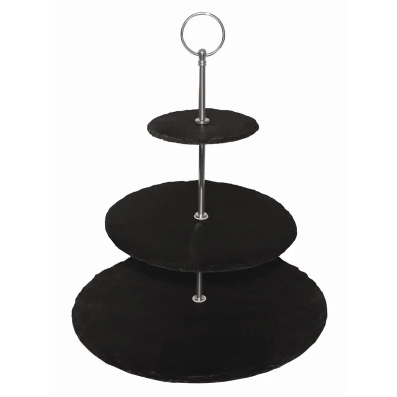 Olympia Etagere Schiefer, 3 Ablagen