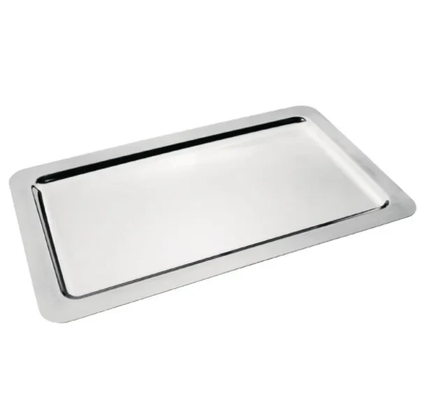 Olympia rechteckiges Speisetablett Edelstahl GN1/1